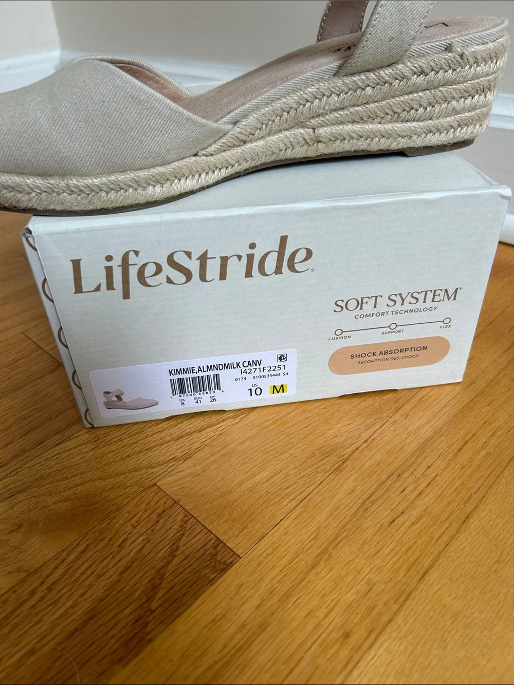 Life Stride Espadrille Wedge Sandals
